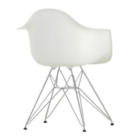 Cadeira de Braços em Plástico Eames DAR / Base Cromada